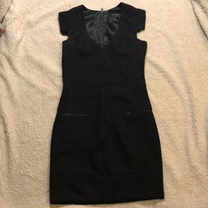 French Connection LBD little black sheath dress
